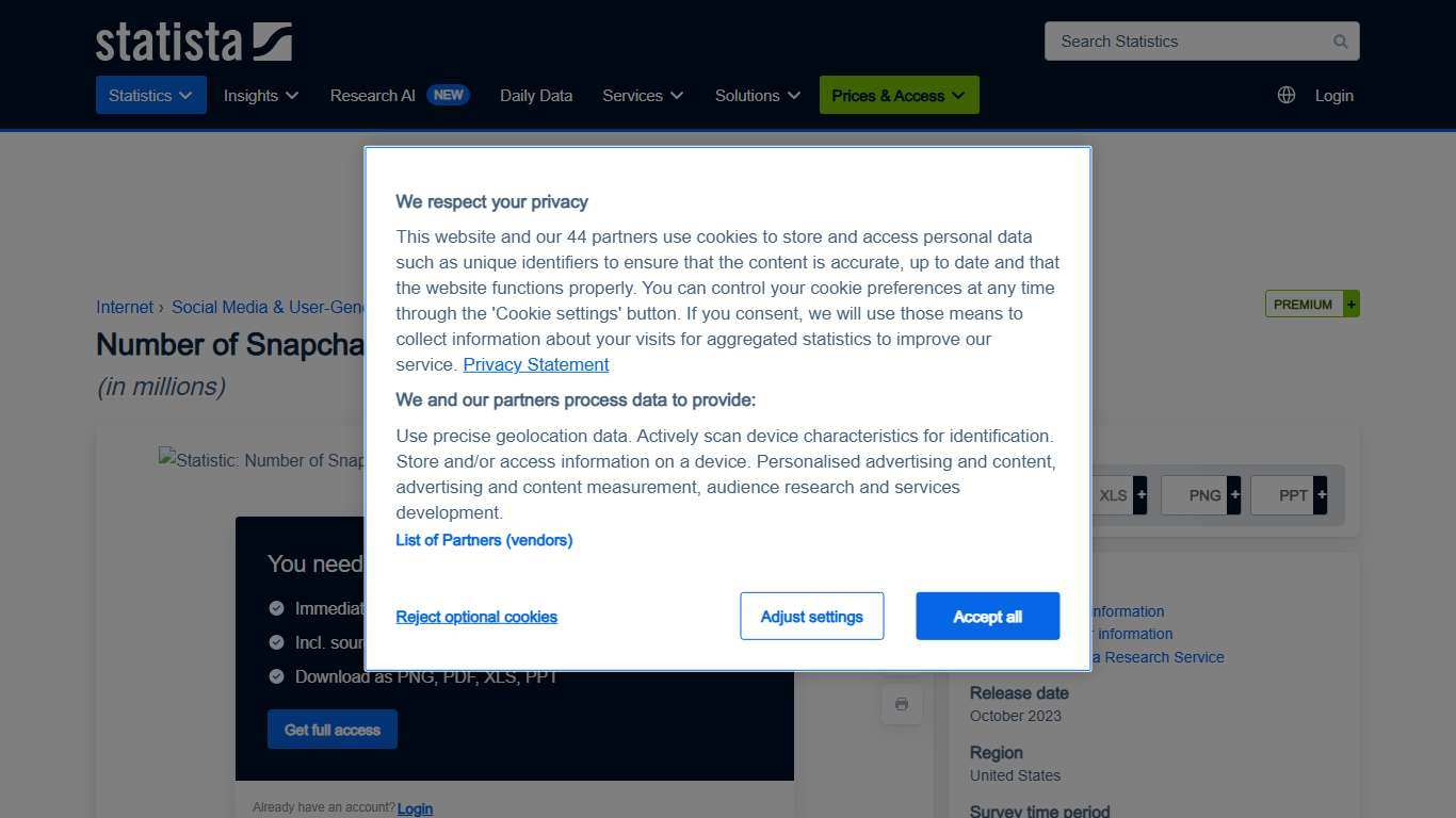 Snapchat: number of users in the U.S. 2026| Statista