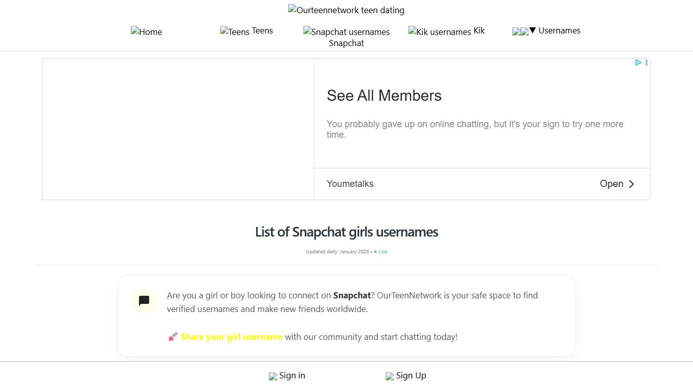 7877 Active Snapchat girls usernames (2026 List)